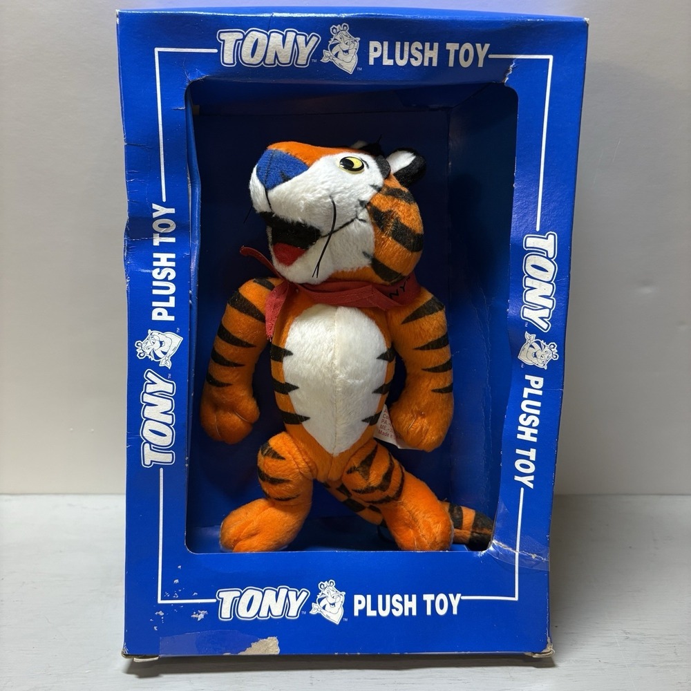 Vintage 1997 Tony The Tiger Plush‎ Toy Kellogg's Frosted Flakes Promotional